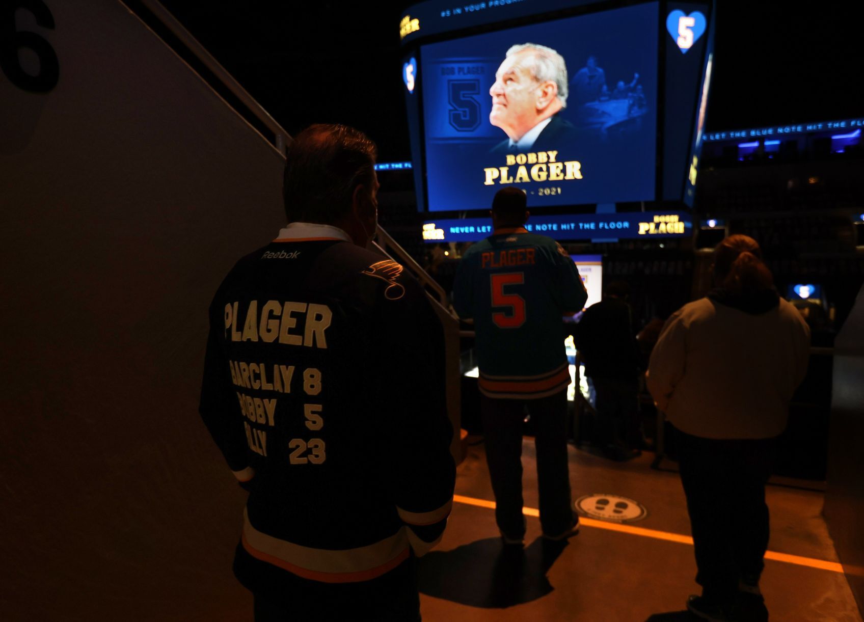 Memorial for Bobby Plager at the Enterprise Center